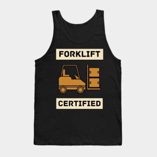 Forklift Certified Meme Tank Top